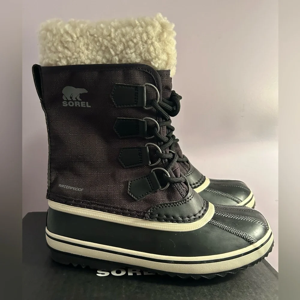 NWT Sorel Winter Carnival WP Boots Black Womens - Picture 2 of 6